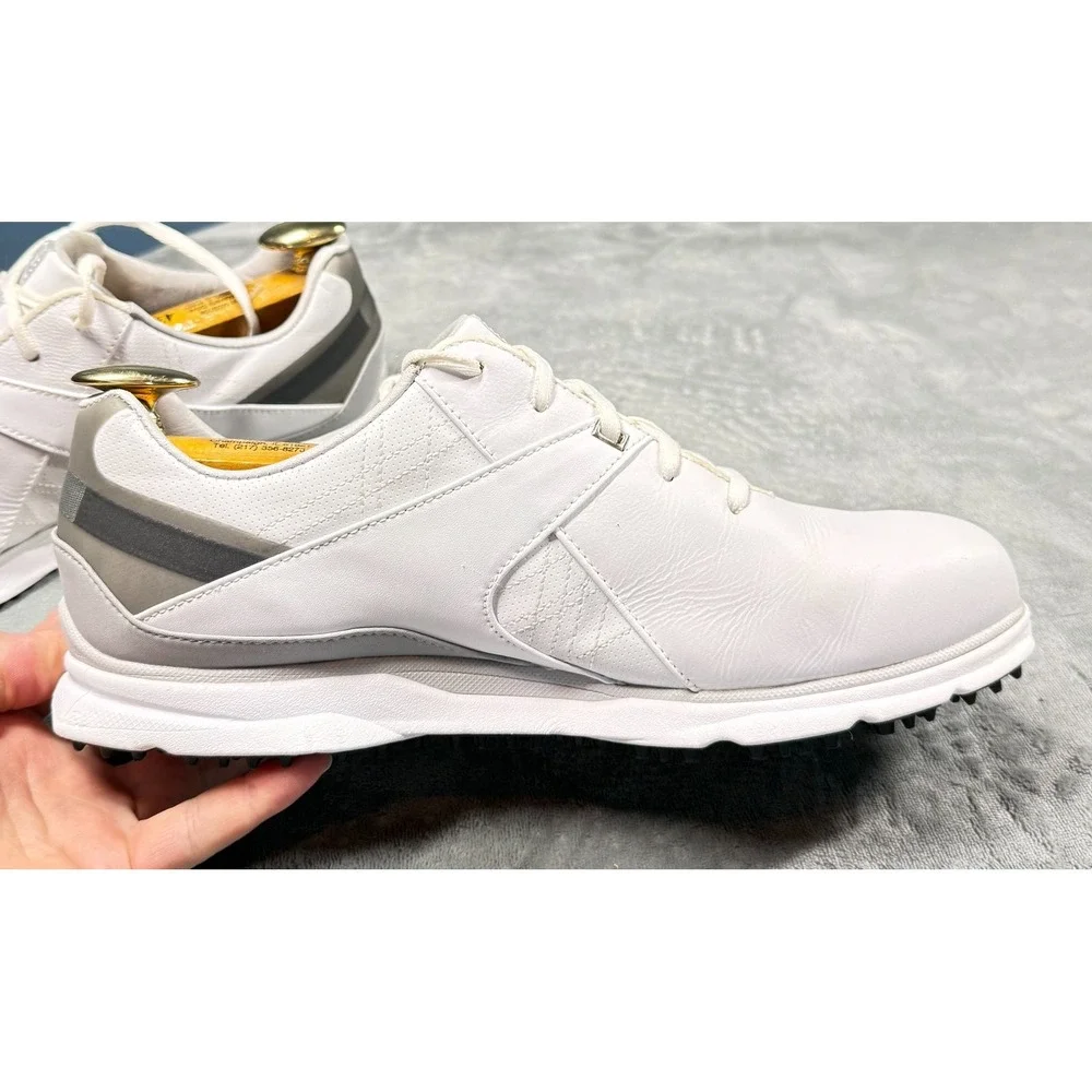 FootJoy Pro SL Golf Shoes Mens 10.5 W White Spikeless Leather Waterproof